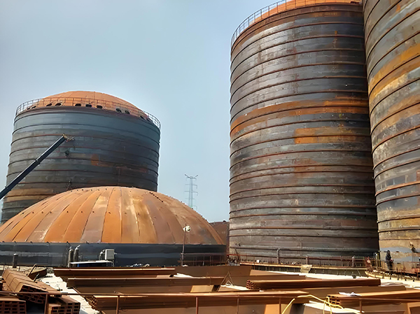 石鼓焦粉钢板仓